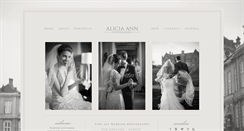 Desktop Screenshot of aliciaannphotographers.com